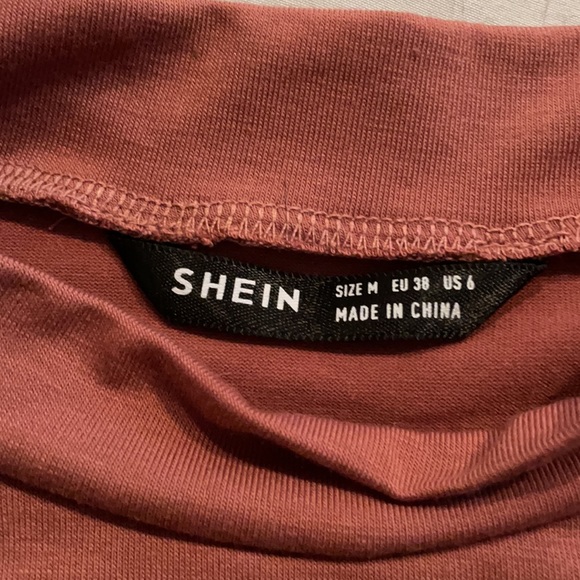🌼Shein mock neck crop top size M - Picture 3 of 7